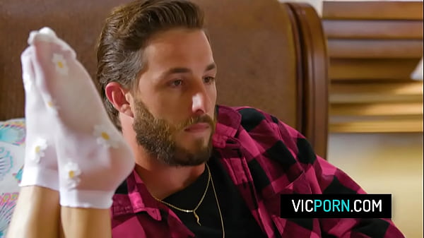 Black teen Alexis Tae getting analed by stepbrother’s bestie while playing video games