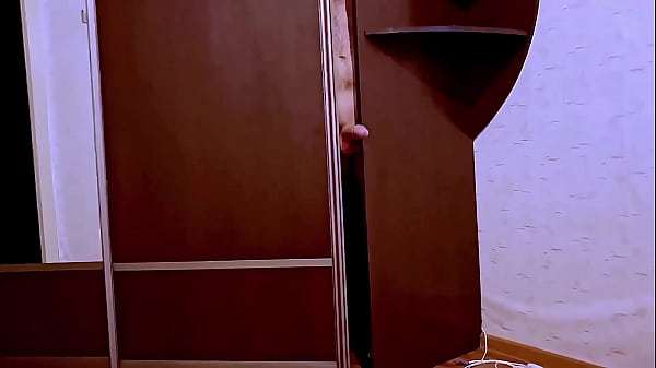 I hid my lover inside the closet, but now that my husband has gone to work, I’m going to take him out of the closet to fuck me really good