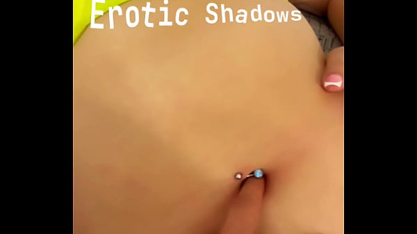 A good finger in this beautiful navel