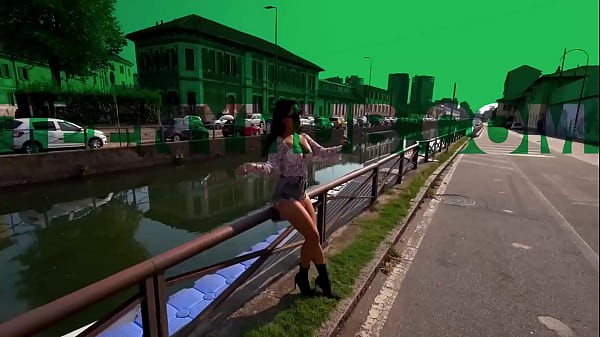 Busty Megan’s Ass Rides Tourist Cock in Secret!