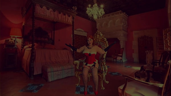 Granny Carmen Claus: Double Dildo Playtime Orgasms