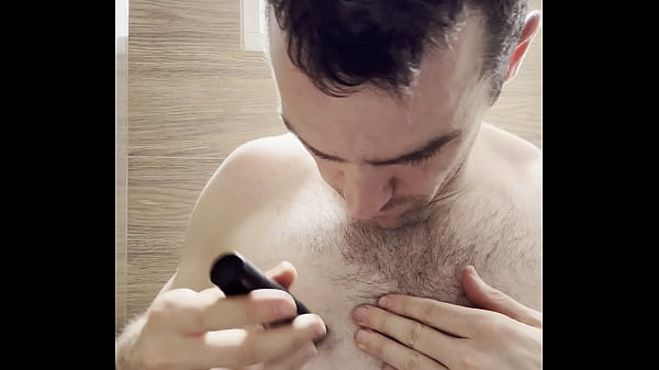 I Trim My Sweaty, Hairy Armpits, Chest and Arms After the Gym to Prepare for a Photoshoot Next Week. Behind the Scenes.