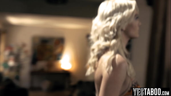 Busty blonde babe betrays bestie by having an affair with her BF