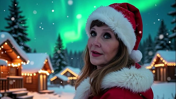 Granny Carmen Claus: Standing Doggystyle Fuck & Elvish Creampie