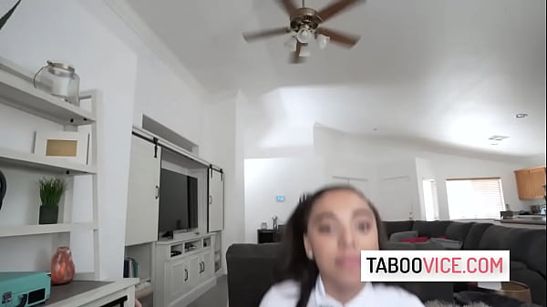 Horny ebony stepdaughter seduce and fuck with her stepdad – Zerella Skies