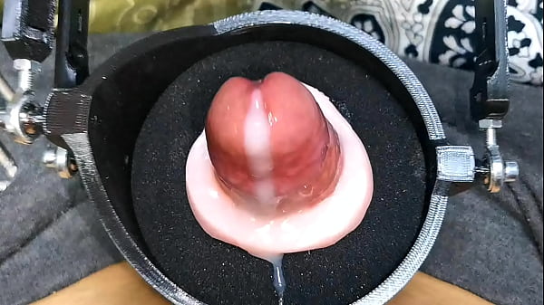 Machine for a huge portion of sperm! Super orgasm! Huge cumshot!