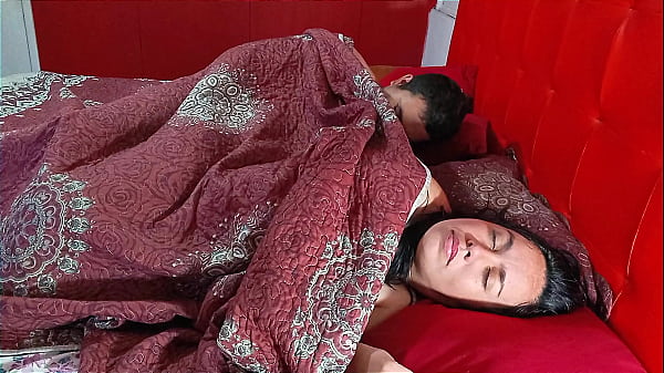 Waking up with my cock erect next to my stepmother in a hotel, her big ass and tits are irresistible