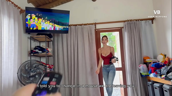 Madrastra de culo grande y un creampie de su hijastro