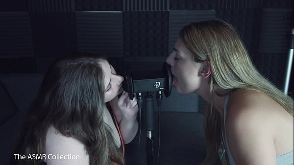 Teaser Earlicking from Ekko and Mia ASMR! Double Trouble NSFW EarLicking!
