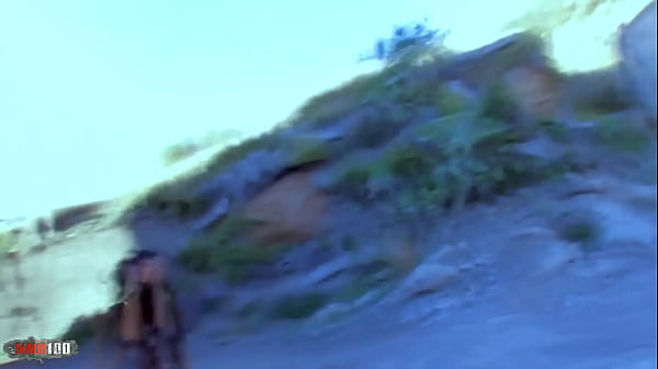 Natural bigtits asian pornstar Sharon Lee anal sex in a cave