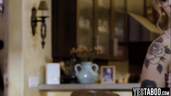 Slutty blonde Latina seduces nagging stepsisters big dick husband