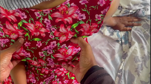 Teen wife enjoying with her husband