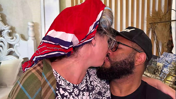 granny ass stretched by a big black dick