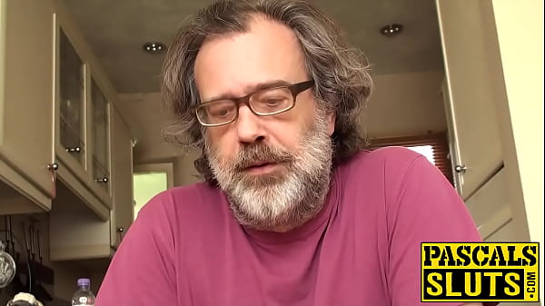 Wicked chubby girl fucks rough and hard with an older dom