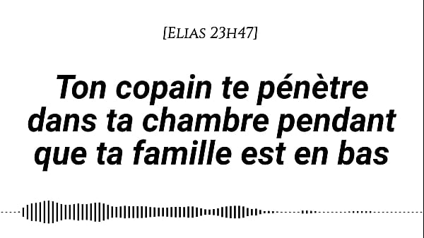[Audio pour les femmes ] Ton copain te prend en silence pendant que ta famille est en bas [Petit ami] [Sexe chuchoté] [Prise de risque] [Tendre puis intense] [Gémissements]