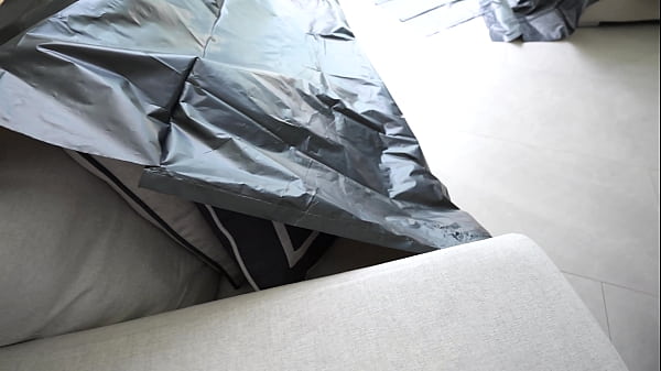 The Client’s Wife Helps Me Paint but Ends Up Begging for My Cock in Every Room