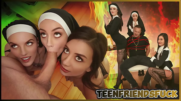 Three Horny Nuns Fuck the Devil From Inside