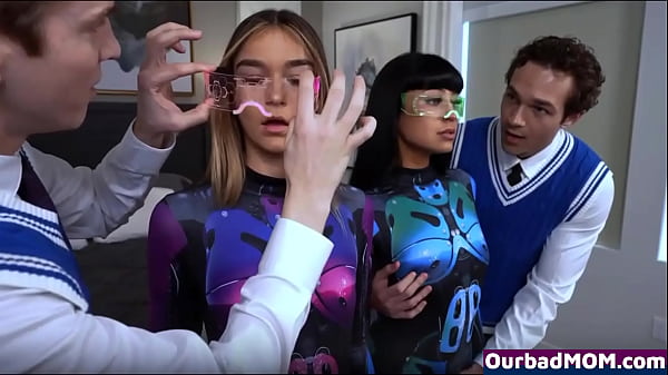 Two Nerdy Teenagers Are Working on Their Best School Project – ourbadmom