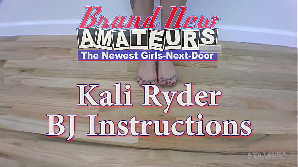 Brunette Inked Cutie Kali Ryder Sucks A Cock And Swallows The Big Cumshot!