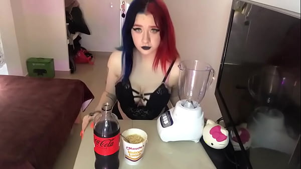 licuado de maruchan con coca cola asmr